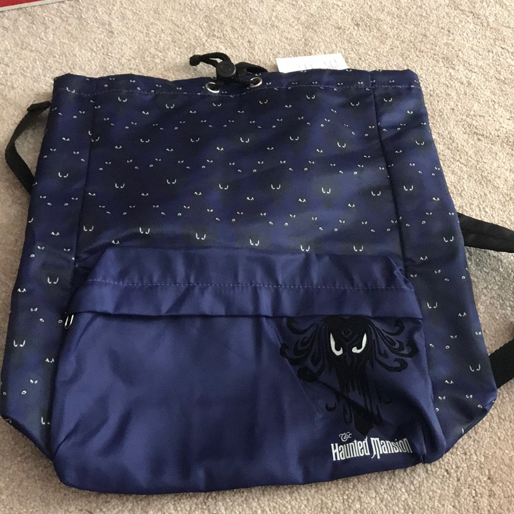 Haunted Mansion cinch backpack